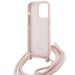 Étui Lacoste pour iPhone 15 Pro Max 6.7'' rose étui rigide Silicone Cord