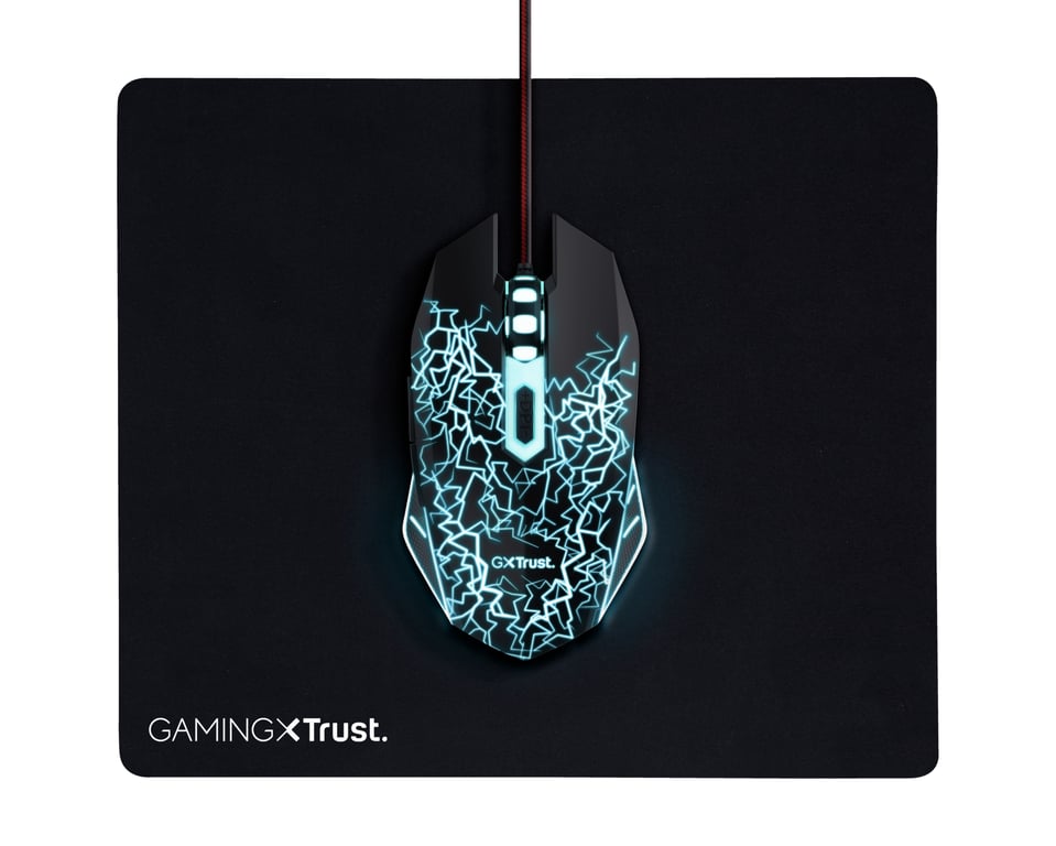 Souris Gaming Trust 24752 – Ambidextre USB Type-A 4000 DPI, 6 Boutons