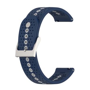 Cinturino colorato da 22 mm per orologio Suunto Race S Blue + Grey