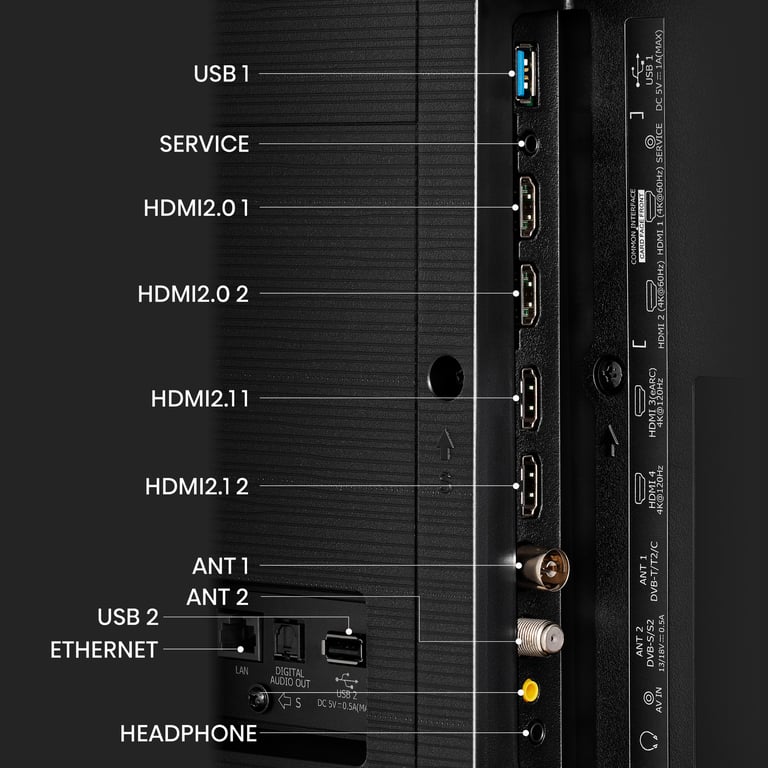 Hisense 65UXKQ TV 165,1 cm (65 ) 4K Ultra HD Smart TV Wifi Noir - Neuf