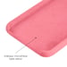 Coque silicone unie Soft Touch Rose compatible Apple iPhone 12 iPhone 12 Pro