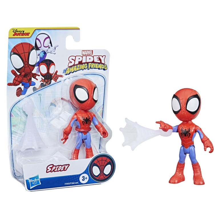 Marvel Hasbro Amis fantastiques – Spidey Figurine Jouet de 15 cm avec 1 Accessoire pour Les Enfants à partir de F1935 - vue 4