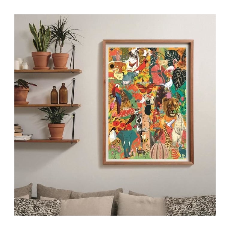 Puzzle Compact 1000 pièces : Animaux et Botanique Clementoni Puzzles - vue 8