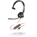 POLY Blackwire 3310 Auricular con cable para escritorio/centro de llamadas USB Type-C negro