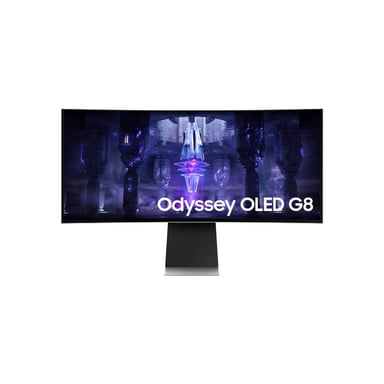 Samsung Odyssey Neo G8 LS34BG850SUXEN 86,4 cm (34'') 3440 x 1440 píxeles UltraWide Quad HD OLED Flat Panel PC Display Plata