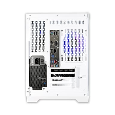 NitroPC - PC Gamer Nitropc Avanzato Silver - AMD Ryzen 5 5500, RTX 3050 6 GB, RAM 16 GB, M.2 1 TB, Win11 Pro, WiFi, Bianco