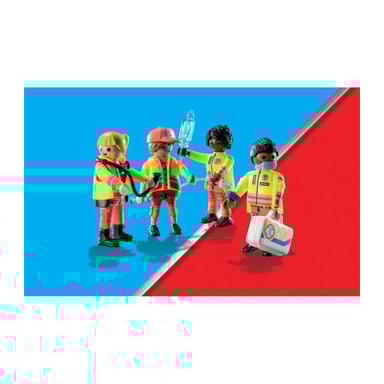 PLAYMOBIL - 71244 - City Action Les Secouristes - Equipe de secouristes