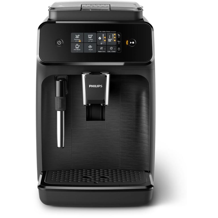 Philips 1200 series Série 1200 Noir mat EP1220/00 Machine expresso broyeur, 2 boissons, mousseur lait - Neuf