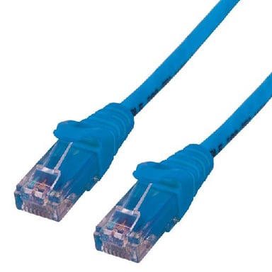 MCL UTP6-0.5M/B cable de red Azul 0,5 m Cat6 U/UTP (UTP)