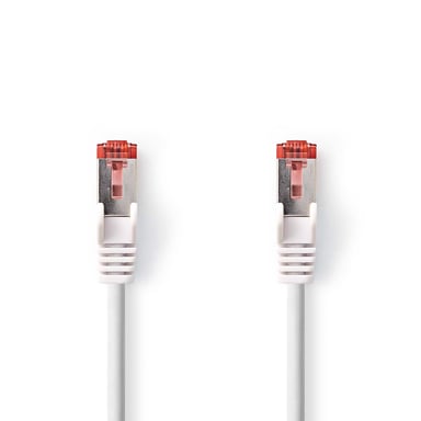 Nedis CCGL85221WT75 câble de réseau Rouge, Blanc 7,5 m Cat6 S/FTP (S-STP) - Neuf