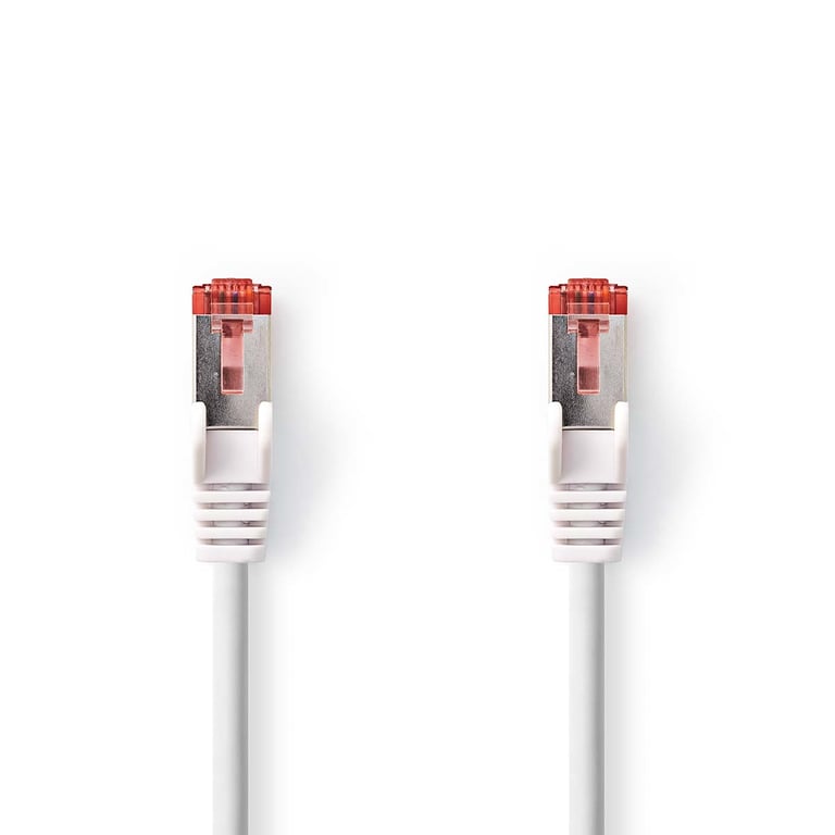 Nedis Câble RJ45 catégorie 6 S/FTP 7.5 m Blanc - vue 2