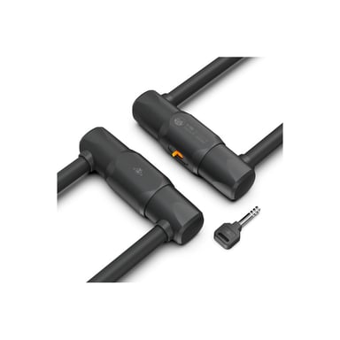 Antirrobo U CASR FUB 2 & ART 4 Negro tamaño largo acero templado 2 llaves mecanismo de llave para scooter moto
