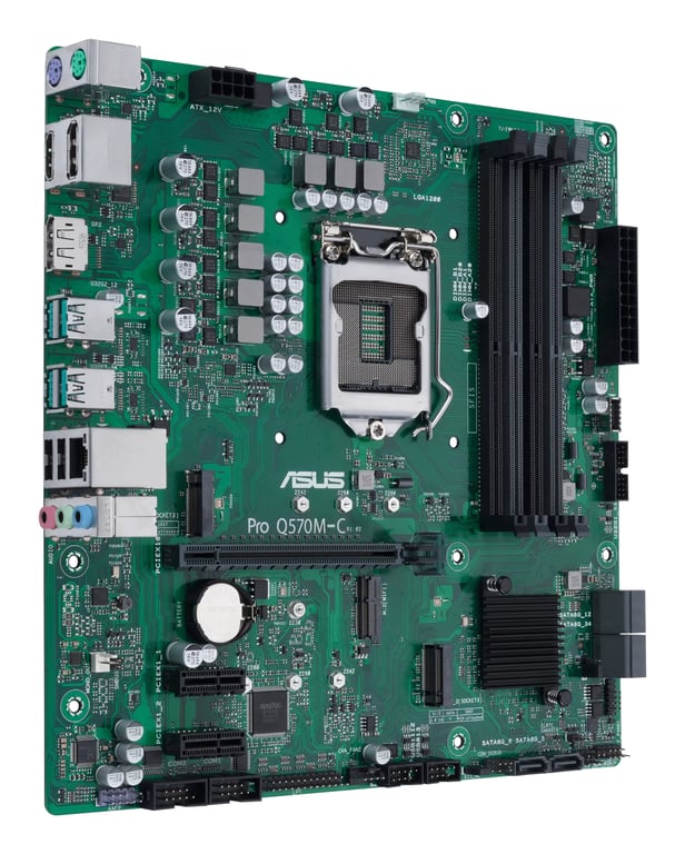 Asus PRO Q570M CCSM LGA1200 Q570 - vue 4