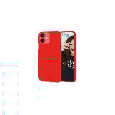 JAYM - Funda de silicona roja Soft Feeling para Apple iPhone 13 - Acabado de silicona - Tacto ultra suave