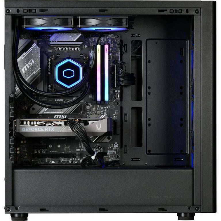 PC Gamer powered by COOLER MASTER Sans Windows AMD Ryzen RTX 5060 RAM DDR5 SSD - vue 3