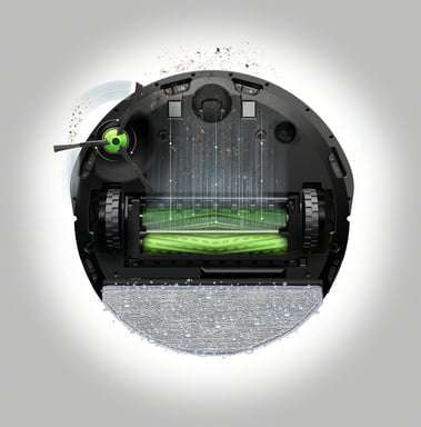 iRobot Combo i8+ robot aspirateur Sans sac Noir