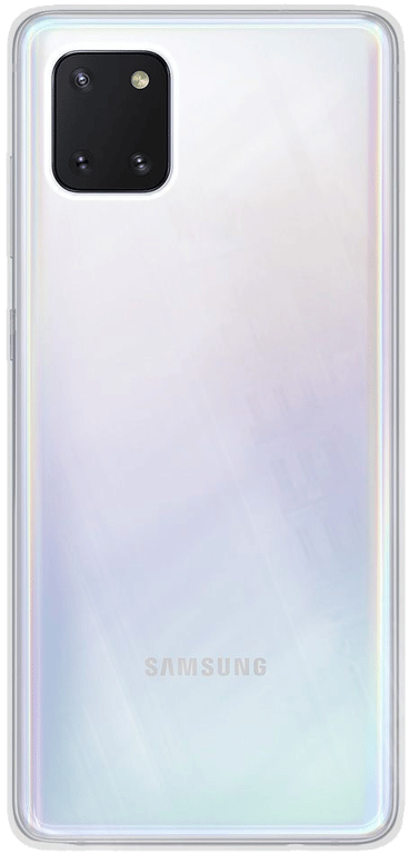 Coque silicone unie compatible Transparent Samsung Galaxy Note 10 Lite