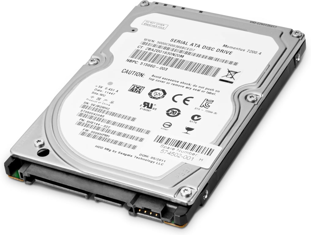 HP HDD 2TB - vue 1