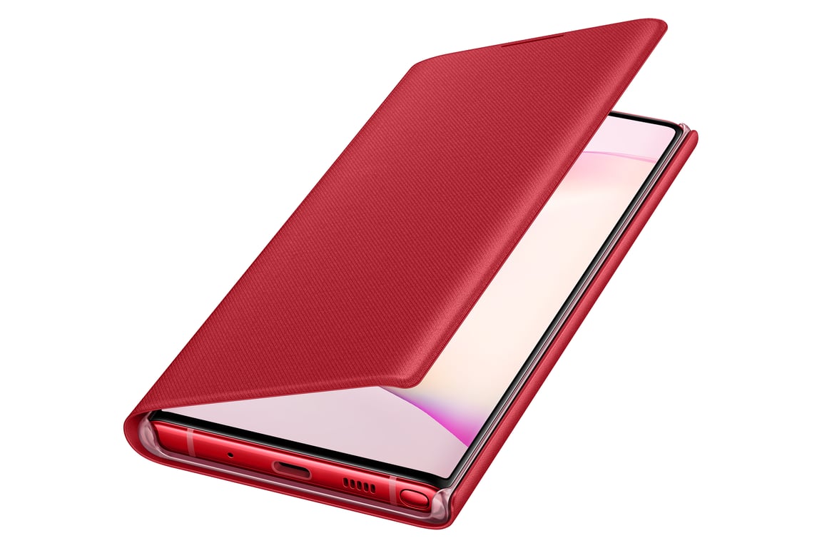 Samsung EF-NN970 coque de protection pour téléphones portables 16 cm (6.3 ) Folio Rouge Samsung Galaxy Note10 - Neuf