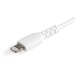 StarTech.com Cavo da USB-A a Lightning robusto bianco 15 cm - Cavo di ricarica/sincronizzazione da fibra aramidica di tipo A a Lightning - iPad/iPhone 12 - Certificato Apple MFi