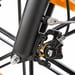 Bicicleta eléctrica PIXAR M9 con suspensión completa y doble batería de 48 V y 35 Ah - color dorado