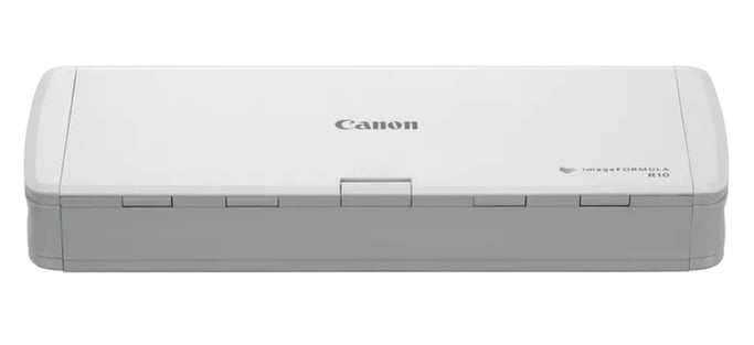 Canon imageFORMULA R10 Escáner alimentado con hojas 600 x 600 DPI A4 Blanco