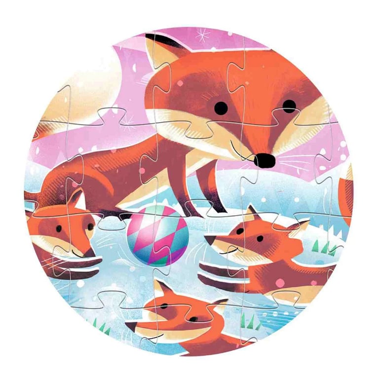 Puzzle Silhouette Ginger : Petit Renard Amusant de 24 Pièces Neuf - vue 3