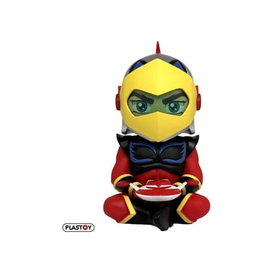 Tirelire Plastoy Goldorak Actarus 15 cm Rouge en plastique
