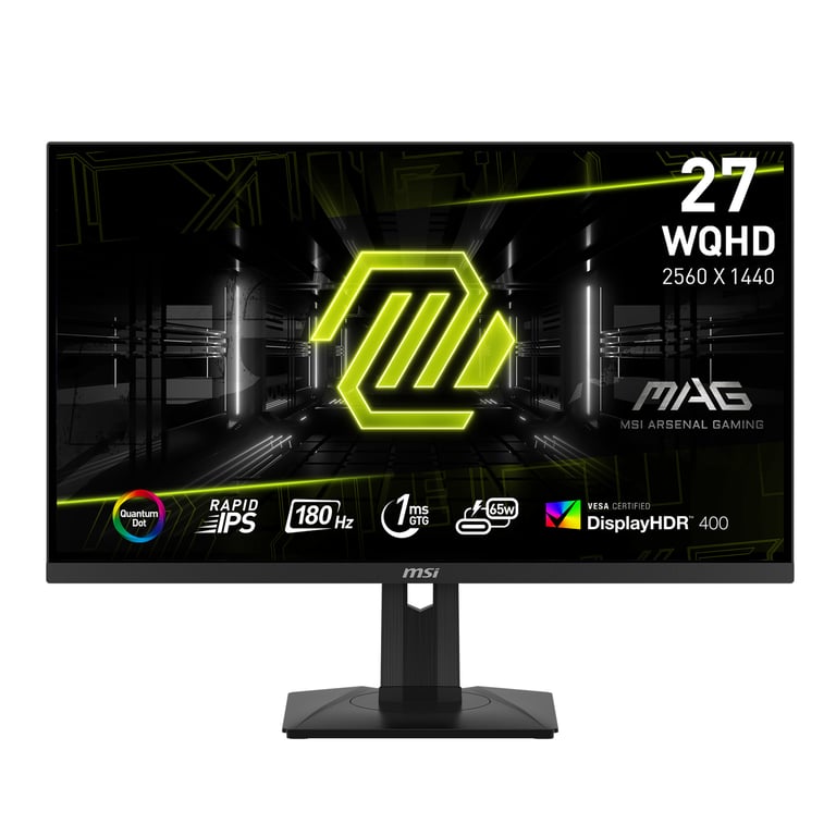 MSI MAG 274QRF QD E2 écran plat de PC 68,6 cm (27 ) 2560 x 1440 pixels Wide Quad HD LCD Noir - Neuf