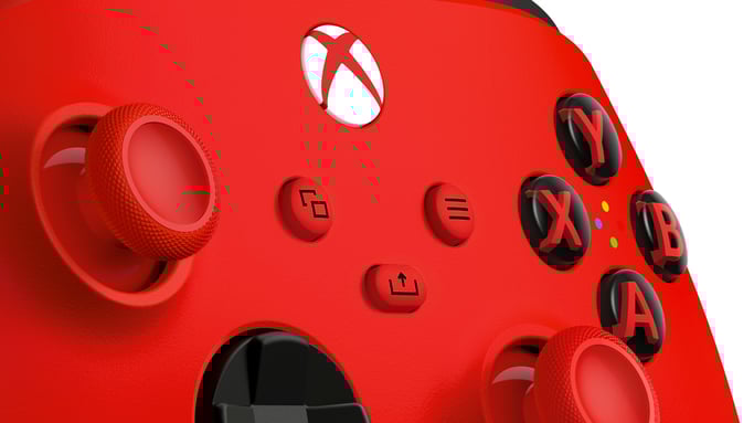Microsoft Xbox Wireless Controller Rouge, Blanc Manette de jeu Analogique/Numérique Android, PC, Xbox One, Xbox One S, Xbox One X, Xbox Series S, Xbox Series X, iOS
