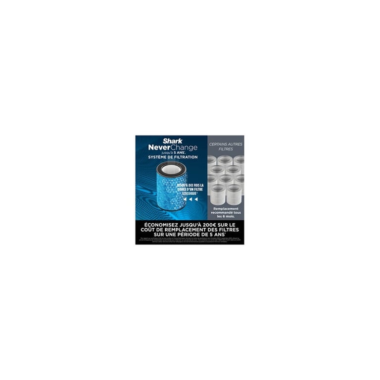 Shark STYLE iQ HP150EU purificateur d'air 60 m² 66 dB 26 W Blanc - Neuf