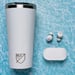 JLab IEUEBGOAIRRWHTGRY82 Cuffie wireless Musica Cuffie USB Type-A Bluetooth Bianco