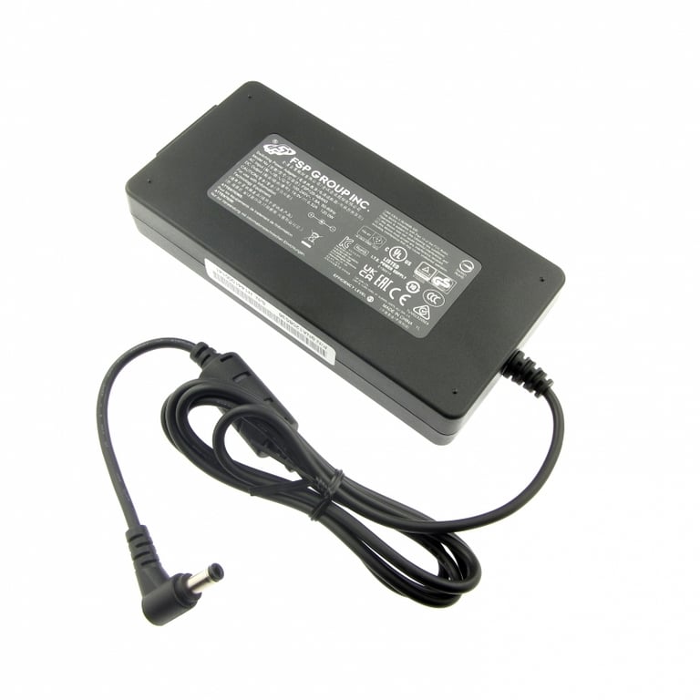 Charger (power supply), 19V, 6.3A for MEDION Akoya P8613 MD97451, plug 5.5 x 2.5 mm round
