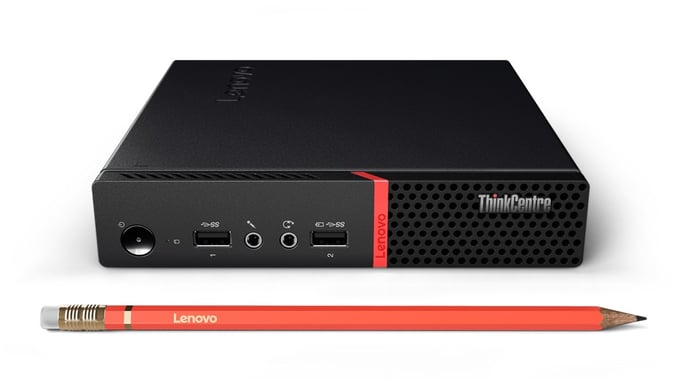 Lenovo ThinkCentre M715 AMD Ryzen™ 5 2400GE 8 GB DDR4-SDRAM 256 GB SSD Windows 10 Pro Mini PC Negro