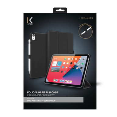 Funda tipo folio con soporte para bolígrafo para Apple iPad Air de 4ª/5ª generación