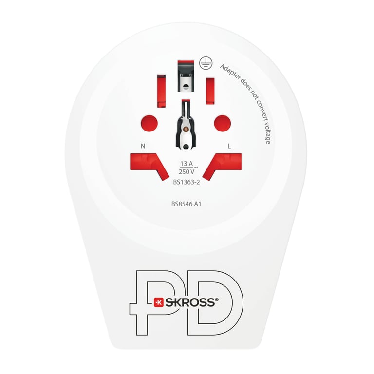 Adaptateur World to Europe+Sortie Typ C 20 WATTS - vue 3