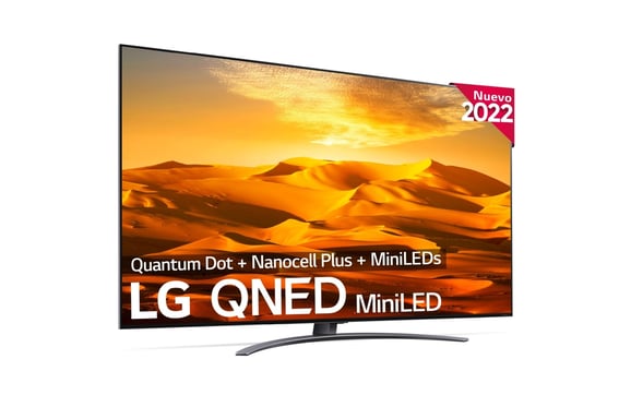 LG QNED MiniLED 75QNED916QA Televisor 190,5 cm (75'') 4K Ultra HD Smart TV Wifi Negro, Gris