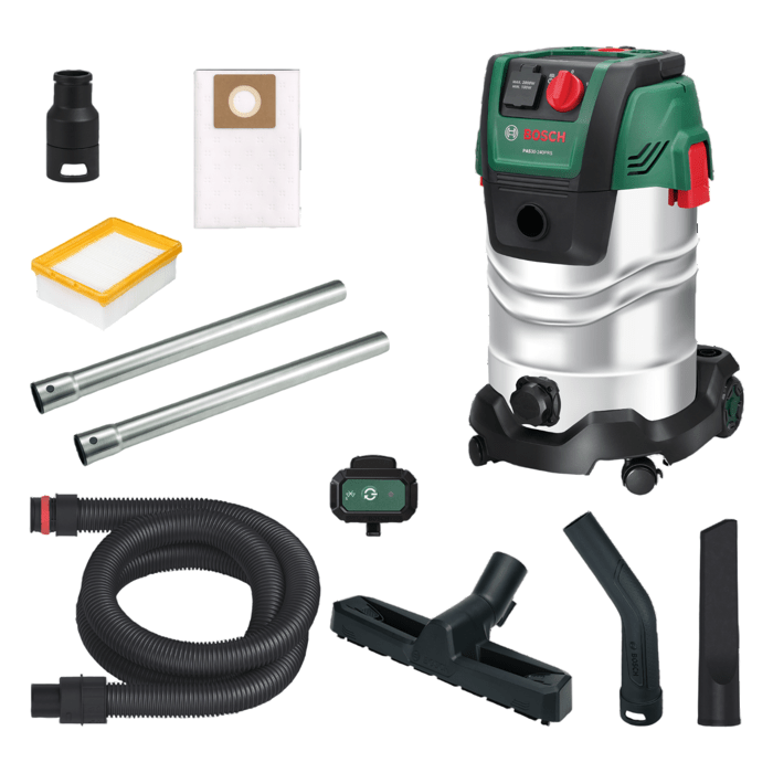 Aspirateur Universel Bosch PAS 30-240PRS – 1300 W, Réservoir 30 L, 240 mbar - vue 3