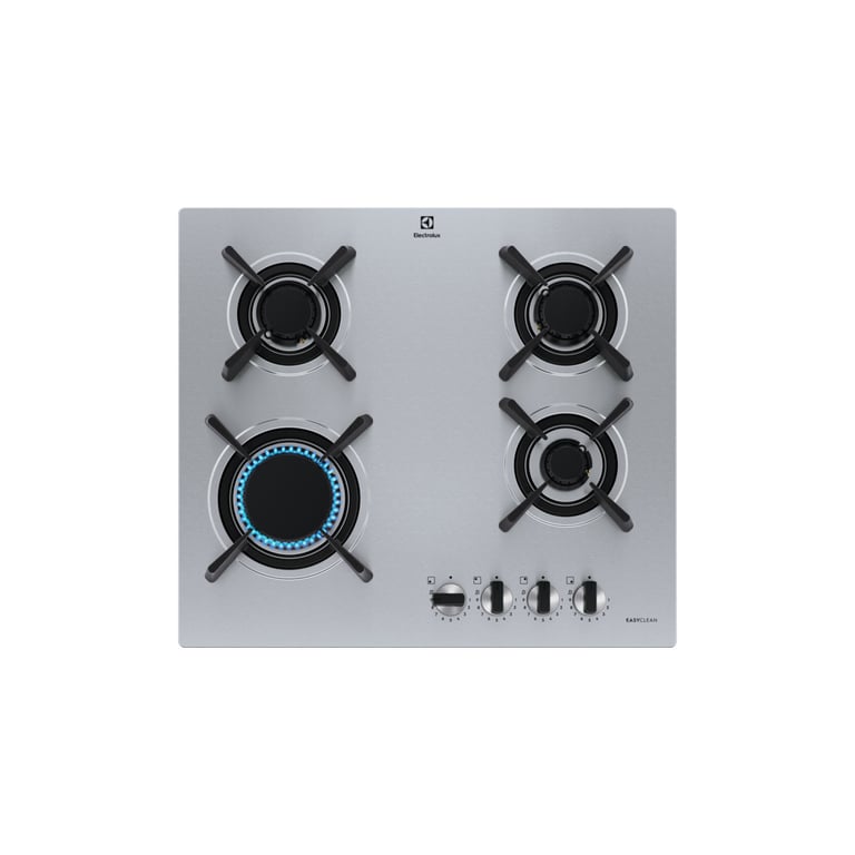 Electrolux KGU643723Z plaque Acier inoxydable Intégré 60 cm Gaz 4 zone Neuf