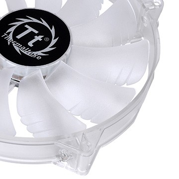 Thermaltake Pure 20 LED Ventilador de PC 20 cm Transparente