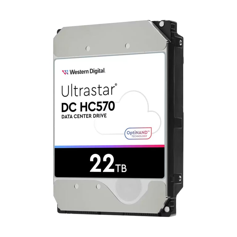 Western Digital Ultrastar DC HC570 disque dur 22 To 7200 trmin 512 Mo 3.5 Série ATA III Neuf - vue 9