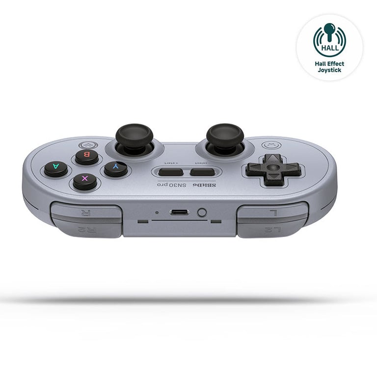 8BitDo SN30 Pro Gamepad Hall Effect Gray Neuf - vue 2