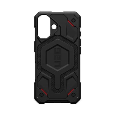 Coque pour iPhone 16 MagSafe Antibactérienne Collection Monarch Pro Kevlar Noir
