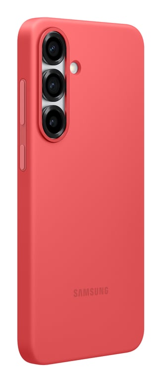 Samsung Coque Silicone Rouge Galaxy S25+ - vue 5