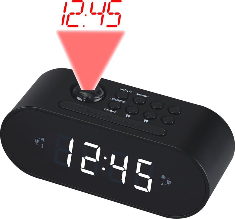 Denver CRP-717 Horloge Numérique Noir - Neuf