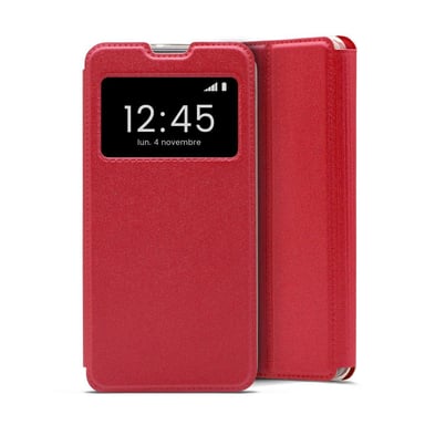 Etui Folio Rouge compatible Samsung Galaxy A22 4G