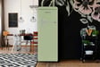 Schneider SCDD211V-VAE - Réfrigérateur double porte 211L Vintage Vert amande