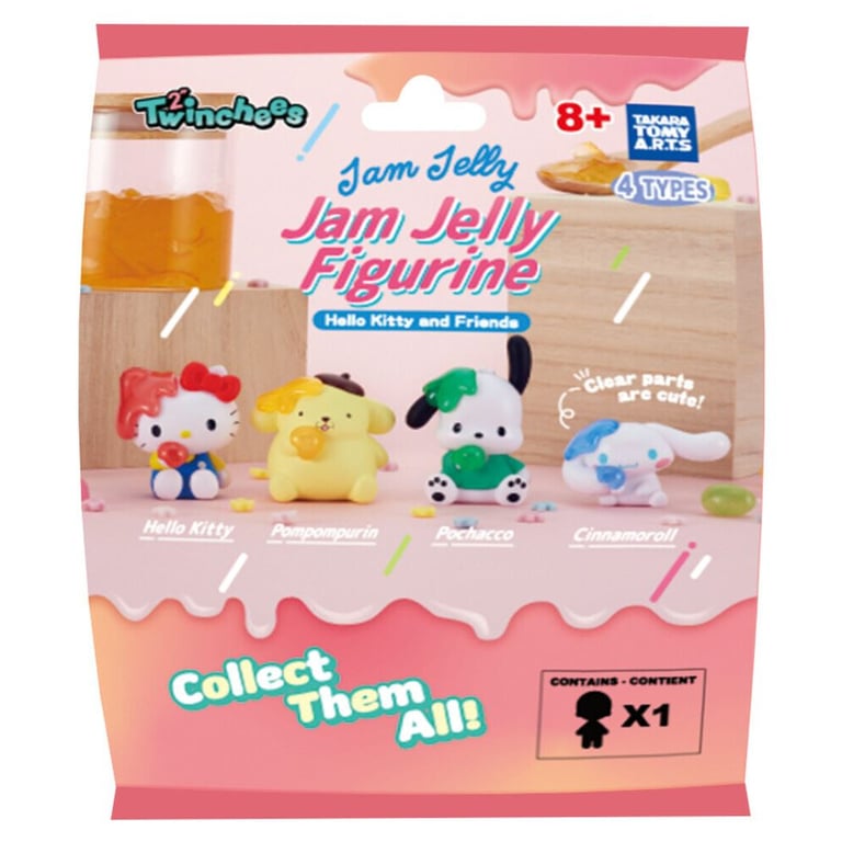 Figurine Tomy Twinchees Hello Kitty and Friends Jam Jelly W6 Modèle aléatoire