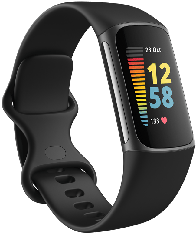 Fitbit Charge 5 Bracelet connecté Noir, Graphite