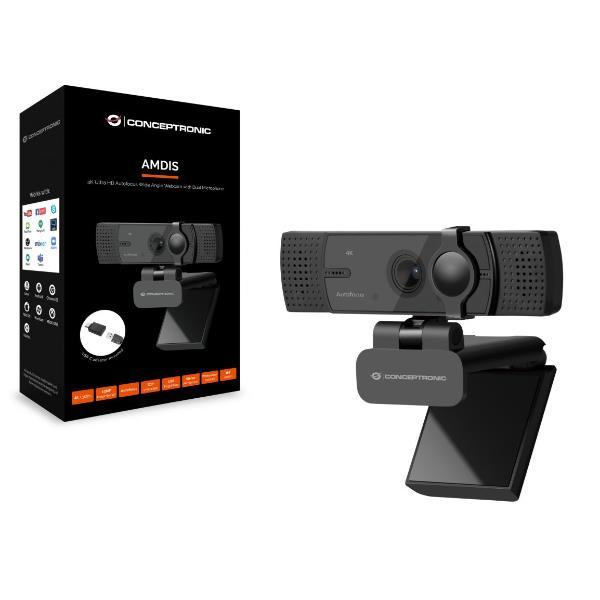 Webcam Conceptronic AMDIS08B – 15,9 MP, 3840 x 2160 pixels, USB 2.0 - vue 4